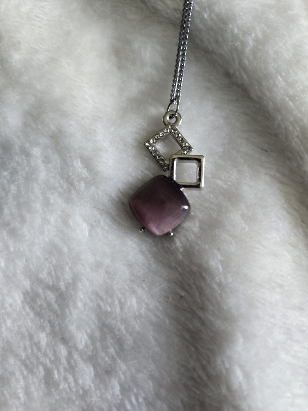 Paparazzi Moonstone Geometric Rhinestone Necklace 3 for $20